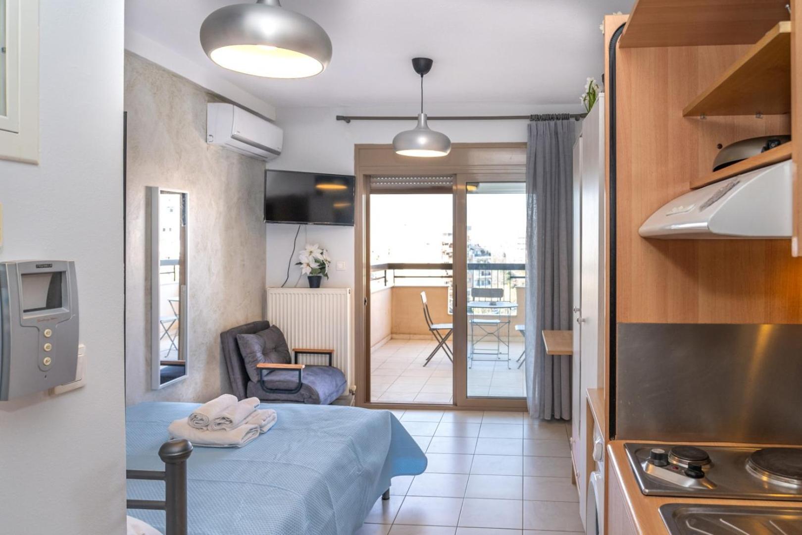 Kosmos Service Apartment Beautiful Studio 3 With Additional Cost Parking Selanik Dış mekan fotoğraf